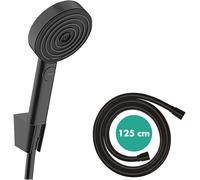 Hansgrohe Set doccia Pulsify Select S 105 – 3 getti Relaxation, doccetta e flessibile, nero opaco