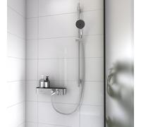 hansgrohe Pulsify Select S rubinetto doccia esterno con termostatico, 24270000, Pulsify Select S cromo [Rubinetteria Bagno > Rubinetteria Doccia]