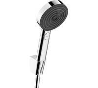 hansgrohe Pulsify Select S Set de support de douche 105 3jet Relaxation EcoSmart, avec flexibles de douche 125cm, 24306000, 24306000, Colorazione: cromo