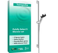 hansgrohe Pulsify Select S Set doccia 105 3 tipi di getto Relax con asta doccia