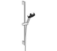 hansgrohe Pulsify Select S set doccia con asta saliscendi, 3 tipi di getto, 24160000, Pulsify Select S cromo [Rubinetteria Bagno > Set Doccia]