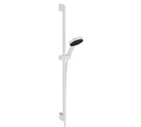 hansgrohe Pulsify Select S set doccia con asta saliscendi, 3 tipi di getto, 24171700, Pulsify Select S bianco opaco [Rubinetteria Bagno > Set Doccia]