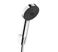 hansgrohe Pulsify Select S kit support de douche 105, 3jet Relaxation, incl. douchette à main, flexible de douche 1250mm, 24302000, 24302000, Colorazione: cromo