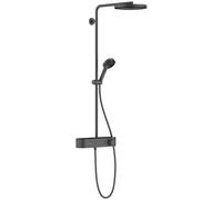 Hansgrohe Pulsify set doccia a parete con termostato con soffione cromo-nero 24221340