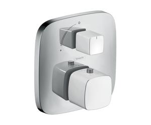 Hansgrohe PuraVida rubinetto per doccia da incasso con termostato cromo-bianco 15775400