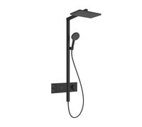 hansgrohe Raindance Alive Q colonna doccia con termostatico, 24581670, Raindance Alive Q nero opaco/grafite [Rubinetteria Bagno > Colonne Doccia]