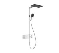 hansgrohe Raindance Alive Q colonna doccia con termostatico, 24591000, Raindance Alive Q cromo/grafite [Rubinetteria Bagno > Colonne Doccia]