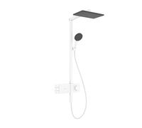 hansgrohe Raindance Alive Q colonna doccia con termostatico, 24591700, Raindance Alive Q bianco opaco/grafite [Rubinetteria Bagno > Colonne Doccia]