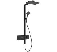 hansgrohe Raindance Alive Q système de douche 210/340 2jet avec ShowerSelect Comfort, 24590670, 24590670, Colorazione: nero opaco