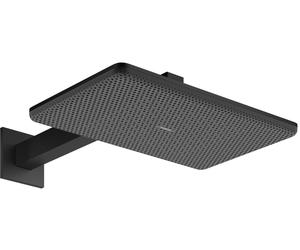 Hansgrohe Raindance Alive Q soffione doccia con braccio 34.3x21.4 cm rettangolare nero 24551670