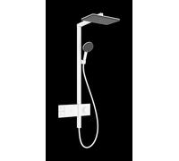 hansgrohe Raindance Alive Q système de douche 210/340 1jet EcoSmart avec ShowerSelect Comfort, 24581700, 24581700, Colorazione: Bianco opaco