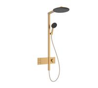 hansgrohe Raindance Alive S colonna doccia con termostatico, 24596140, Raindance Alive S bronzo spazzolato/grafite [Rubinetteria Bagno > Colonne Doccia]