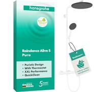 Hansgrohe Raindance Alive S set doccia a parete con termostato con soffione bianco 24594700