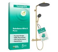 hansgrohe Raindance Alive S colonna doccia con termostatico, 24594990, Raindance Alive S oro [Rubinetteria Bagno > Colonne Doccia]
