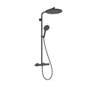 hansgrohe Raindance Alive S PURO système de douche 300 1-jet EcoSmart avec élément Ecostat, 24593340, 24593340, Colorazione: Cromo nero spazzolato