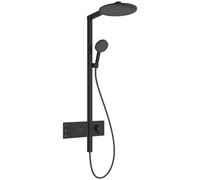 Hansgrohe Raindance Alive S set doccia a parete con termostato con soffione nero 24595670