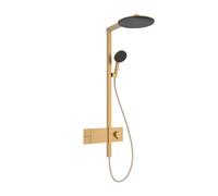 hansgrohe Raindance Alive S sistema doccia, 1 tipo di getto, termostatico, 24582140, Raindance Alive S bronzo spazzolato/grafite [Rubinetteria Bagno > Colonne Doccia]