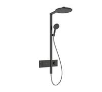hansgrohe Raindance Alive S sistema doccia, 1 tipo di getto, termostatico, 24583340, Raindance Alive S nero cromato spazzolato/grafite [Rubinetteria Bagno > Colonne Doccia]