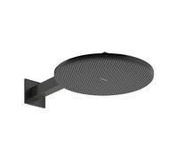 Hansgrohe Soffione doccia Raindance Alive S, 2 tipi di getto, Nero cromato spazzolato