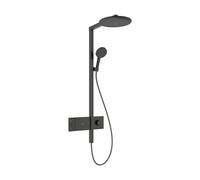 hansgrohe Raindance Alive S Système de douche 300 1-jet EcoSmart avec ShowerSelect Comfort, 24583340, 24583340, Colorazione: Cromo nero spazzolato