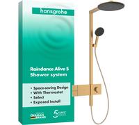 hansgrohe Raindance Alive S système de douche 300 1jet avec ShowerSelect Comfort, 24582140, 24582140, Colorazione: Bronzo spazzolato