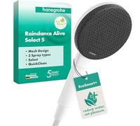hansgrohe Raindance Alive Select S - Doccetta per doccia a risparmio idrico 5,7 l/min (EcoSmart+), Doccino con 3 getti (incl. PowderRain), Soffione doccia, funzione anticalcare, bianco opaco, 24512700