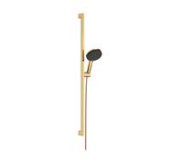 hansgrohe Raindance Alive Select S set de douche 125 3-jet EcoSmart avec barre de douche Unica E PURO 90cm et supports de douche Easy Slide, 24601990, 24601990, Colorazione: Ottica in oro lucido