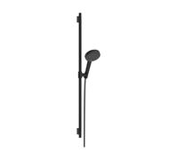 hansgrohe Raindance Alive Select S Set de douche 125 3jet EcoSmart avec barre de douche Unica S Puro 90 cm, 24603670, 24603670, Colorazione: nero opaco