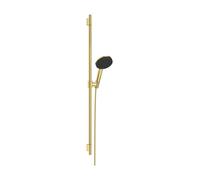 hansgrohe Raindance Alive Select S Set de douche 125 3-jet EcoSmart avec barre de douche Unica S PURO 90cm, 24603990, 24603990, Colorazione: Ottica in oro lucido