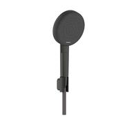 hansgrohe Raindance Alive Select S set doccia con supporto, 3 tipi di getto, 24611340, Raindance Alive Select S nero cromato spazzolato/grafite [Rubinetteria Bagno > Set Doccia]