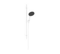 hansgrohe Raindance Alive Select S Set de support de douche 125, 3jet EcoSmart avec barre de douche Unica S Puro 65cm, 24602700, 24602700, Colorazione: Bianco opaco