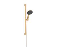 hansgrohe Raindance Alive Select S Set de supports de douche 125, 3-jet EcoSmart avec barre de douche Unica E PURO 65cm et support de douche Easy Slide, 24600140, 24600140, Colorazione: Bronzo spazzol