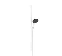 hansgrohe Raindance Alive Select S set doccia con asta saliscendi, 3 tipi di getto, 24601700, Raindance Alive Select S bianco opaco/grafite [Rubinetteria Bagno > Set Doccia]