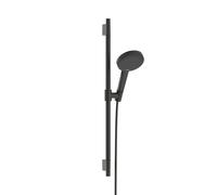 hansgrohe Raindance Alive Select S set doccia con asta saliscendi, 3 tipi di getto, 24602340, Raindance Alive Select S nero cromato spazzolato/grafite [Rubinetteria Bagno > Set Doccia]