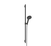 hansgrohe Raindance Alive Select S set doccia con asta saliscendi, 3 tipi di getto, 24603340, Raindance Alive Select S nero cromato spazzolato/grafite [Rubinetteria Bagno > Set Doccia]