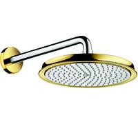 hansgrohe Raindance Classic pomme de douche 240 1 jet avec bras de douche, 27424090, 27424090, Colorazione: Cromo / Oro