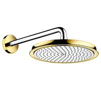 Soffione doccia 240mm con braccio doccia Hansgrohe Cromo/Oro (27424090)