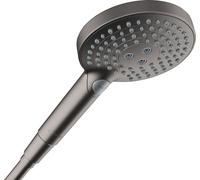 Doccetta Hansgrohe Raindance Select S 120 3jet PowderRain Nero Cromato Spazzolato