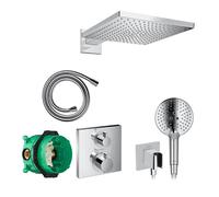 hansgrohe Raindance E sistema doccia, termostatico, 27808000, Raindance E cromo [Rubinetteria Bagno > Sistemi Doccia da Incasso]