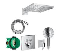 hansgrohe Raindance E sistema doccia, termostatico, 27837000, Raindance E cromo [Rubinetteria Bagno > Sistemi Doccia da Incasso]