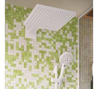 douche de tête Raindance E 300 Air 1jet, avec bras de douche, 26238700, 26238700, Colorazione: bianco opaco