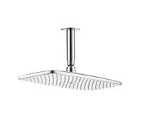hansgrohe Raindance E 360 Douchette aérienne à 1 jet d'air avec raccordement au plafond 100mm EcoSmart 9 l/min, 26604000, 26604000