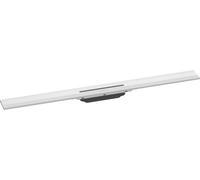 hansgrohe RainDrain Flex Set de finition Caniveau de douche 900mm courbé pour montage mural, 56052700, 56052700, Colorazione: bianco opaco