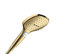 Hansgrohe Raindance Select E - Doccetta 120, 3 getti, color oro lucido 26520990