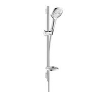 hansgrohe Raindance Select E set doccia con asta saliscendi e mensola, 3 tipi di getto, 26620000, Raindance Select E cromo [Rubinetteria Bagno > Set Doccia]