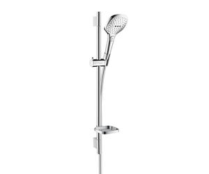hansgrohe Raindance Select E set doccia con asta saliscendi e mensola, 3 tipi di getto, 26620000, Raindance Select E cromo [Rubinetteria Bagno > Set Doccia]