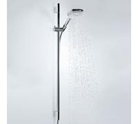 hansgrohe Raindance Select E set doccia con asta saliscendi e mensola, 3 tipi di getto, 26623000, Raindance Select E cromo [Rubinetteria Bagno > Set Doccia]