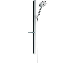 hansgrohe Raindance Select S set de douche 120 3jet avec barre de douche 90 cm et porte-savon, 27648000, 27648000, Colorazione: cromo