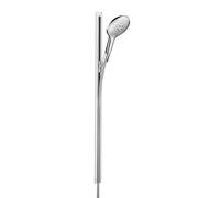 hansgrohe Raindance Select S - Set doccetta per doccia con doccino (3 getti), tubo flessibile (1,60 m) e asta doccia (0,9 m), cromo, 26626000