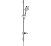 hansgrohe Raindance Select S Set de douche 120 3jet EcoSmart avec barre de douche 90 cm et porte-savon, chromé, 26633000, 26633000